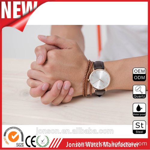 2016 hot sale ultra thin shinny custom watch dials relojes hombre man watch